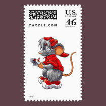 Red Mouse - Stamp2 stamps