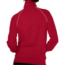 Red Muffinlicious sweater Track Jacket