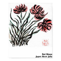 Red Mums posters