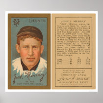 Red Murray Giants Baseball 1911 Posters