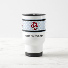 Red Mushroom House Fairy Home Home Sweet Gnome Coffee Mug