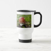 Red mushroom mugs