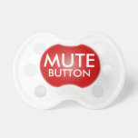 Red Mute Button Funny Pacifier for Baby/Toddler pacifiers