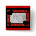 Red n black heart frame template button by marcya7 Red n black heart frame template button