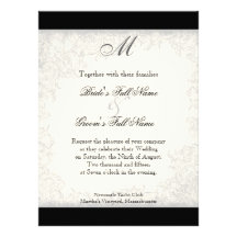 Red n White Striped Tulip - Wedding Invitation