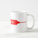 Red Needle Mug