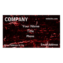 Red Neon Tech Science Futuristic Business Card