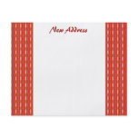 Red New Address Personalized Flyer