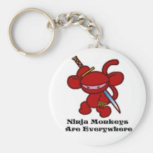 Red Ninja Claw Keychains