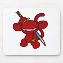 Red Ninja Claw-No Words mousepads by OmanLegend Red Ninja Claw-No Words mousepads