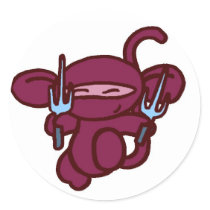 Red Ninja Sai-No Words stickers by OmanLegend Red Ninja Sai-No Words stickers