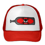 Red Nitrous bottle skull hat Wyldfantasies hats