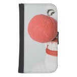 Red nose clown galaxy s4 wallet case