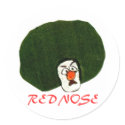 red nose ent., RED NOSE stickers by PICKLE74 red nose ent., RED NOSE stickers