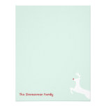 Red nose reindeer Christmas holiday thank you card Custom Invitations