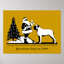 Red nosed Parchauser Poster