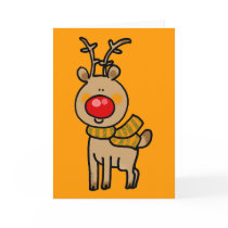Red-nosed reindeer cards by jsoh Red-nosed reindeer cards