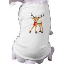 Red Nosed Reindeer Holiday pet clothing