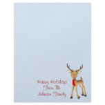 Red Nosed Reindeer Holiday Letterhead