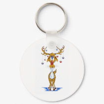 Red Nosed Reindeer keychains