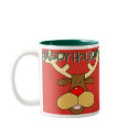 Red Nosed Reindeer mugs by Paddydee56 Red Nosed Reindeer mugs
