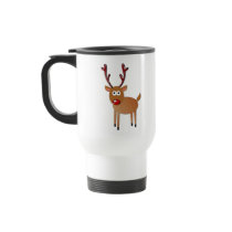 Red Nosed Reindeer Mug