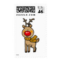 Red-nosed reindeer postage