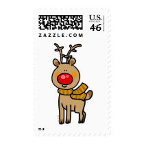 Red-nosed reindeer postage by jsoh Red-nosed reindeer postage