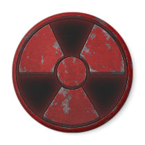 Red Nuke magnets by Volcanokitten Red Nuke magnets