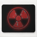 Red Nuke mousepads by Volcanokitten Red Nuke mousepads
