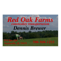 Red Oak Farms - Dennis business cards