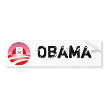 red obama-logo, Obama bumper stickers by LibertyShop red obama-logo, Obama bumper stickers