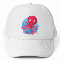 Red Octopus Hat