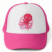 Red Octopus Hat
