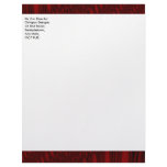 Red Octopus Tentacles Customizable Letterhead