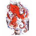 red octopus t-shirts by monkeydirt red octopus t-shirts