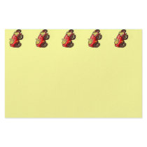 Red old car stationery design