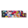 Red Olvera Street Flower Display flowers Bumper Sticker