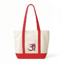 Red Om Bag by thehealinghand Red Om Bag