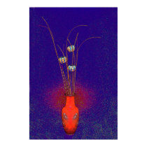 Red on Blue posters by cpatter Red on Blue posters