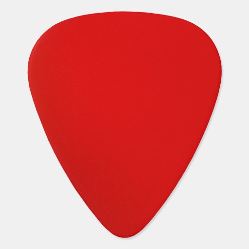 Red On Red Guitar Pick Zazzle