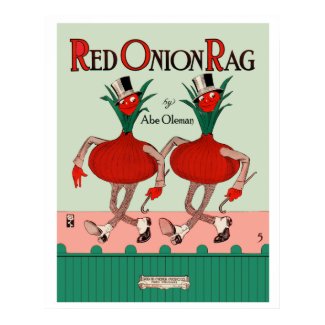 Red Onion Rag Poster print