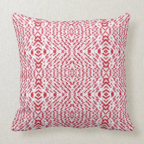 Red Optic American Mojo Square Pillow