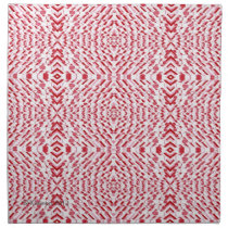 Red Optic Square Cotton Napkins