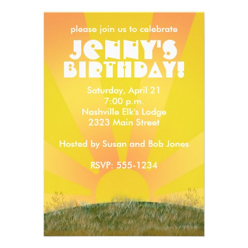 Red or Green Tractor Party Invitation: Choose Your