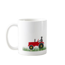 Red or Green Tractor Retirement Mug