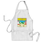 Red or white hummingbird wine cartoon apron