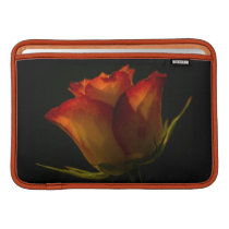 Red Orange and Yellow Rose MacBook Sleeves