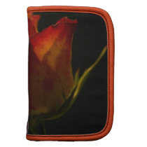 Red Orange and Yellow Rose Planner