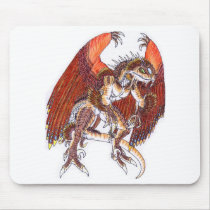Red/orange dragon guy mousepads